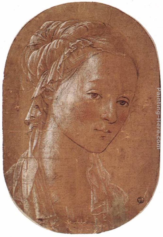 Fra Filippo Lippi Head of a Woman